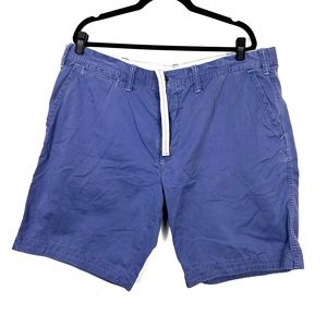 Polo Ralph Lauren Blue Flat Front Men Shorts